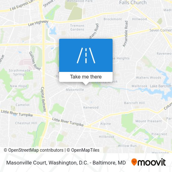 Masonville Court map