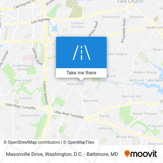 Mapa de Masonville Drive
