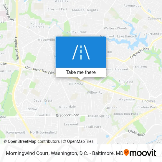 Morningwind Court map