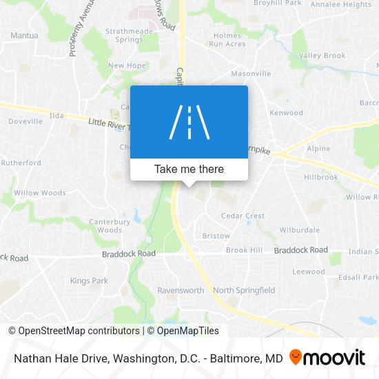 Nathan Hale Drive map
