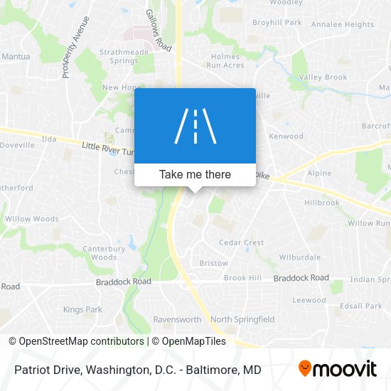 Mapa de Patriot Drive