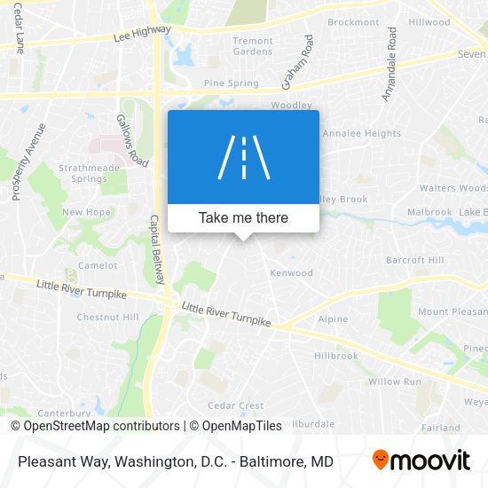 Mapa de Pleasant Way