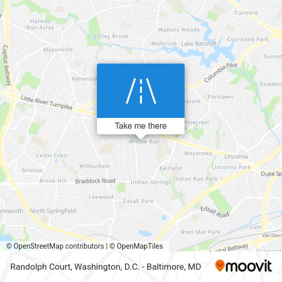 Mapa de Randolph Court