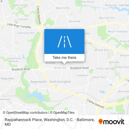 Rappahannock Place map