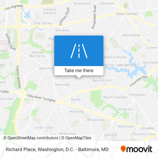 Richard Place map