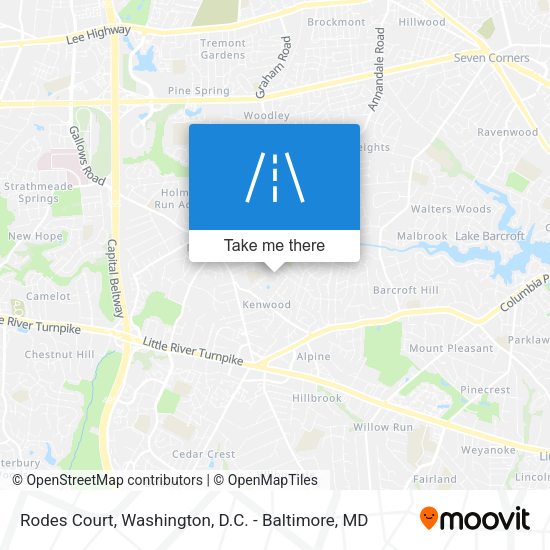 Rodes Court map