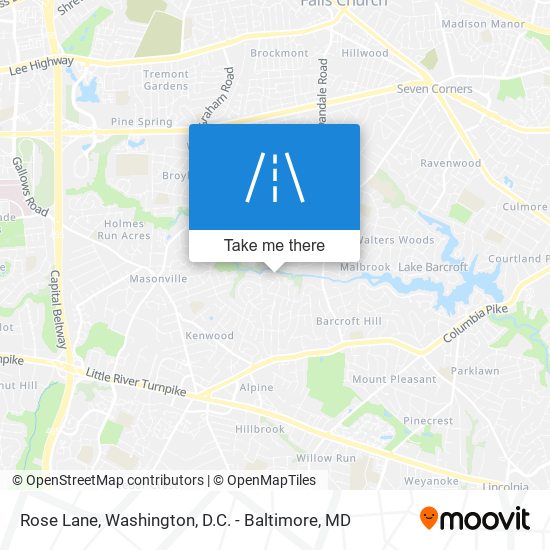 Rose Lane map