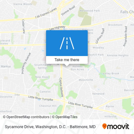 Sycamore Drive map