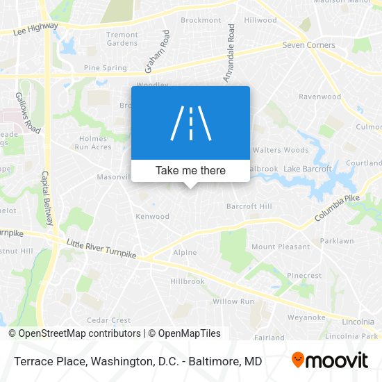Terrace Place map