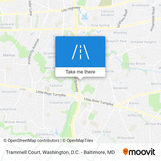 Trammell Court map