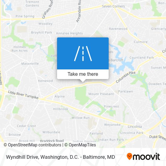 Wyndhill Drive map