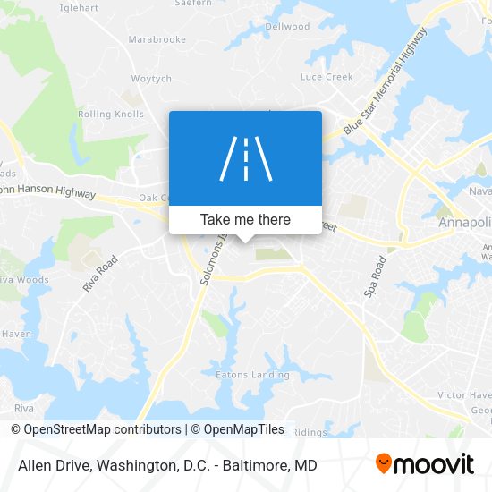 Allen Drive map