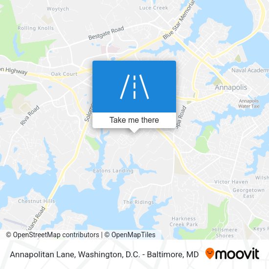 Mapa de Annapolitan Lane