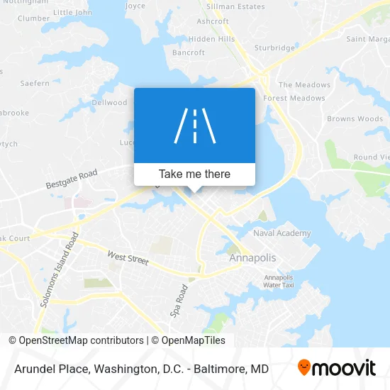 Arundel Place map