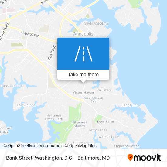 Bank Street map
