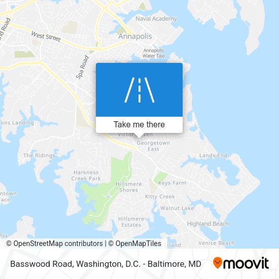 Mapa de Basswood Road
