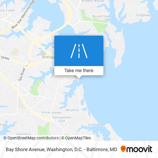 Mapa de Bay Shore Avenue