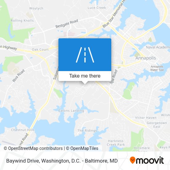 Baywind Drive map