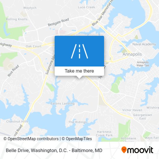 Belle Drive map