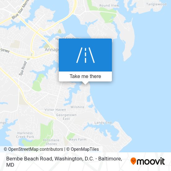 Mapa de Bembe Beach Road