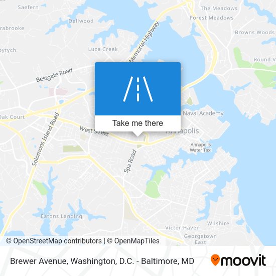 Brewer Avenue map