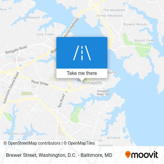 Brewer Street map