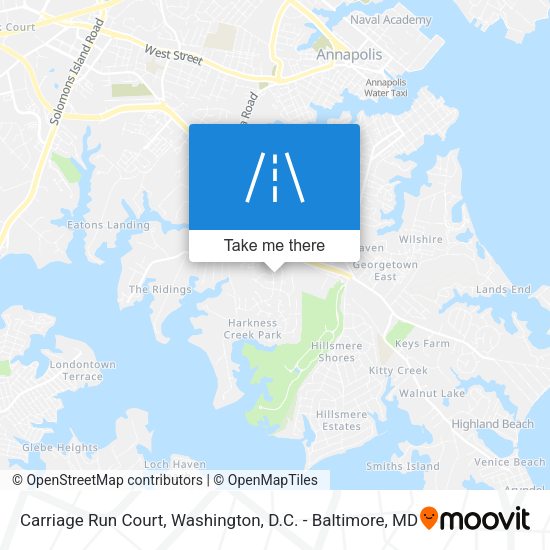 Carriage Run Court map