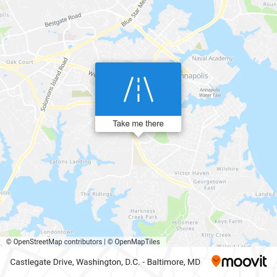 Castlegate Drive map