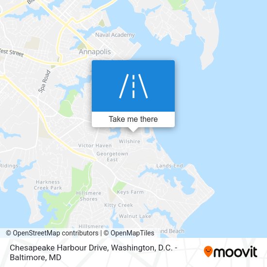 Chesapeake Harbour Drive map
