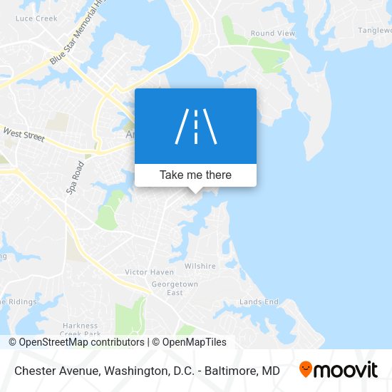 Chester Avenue map