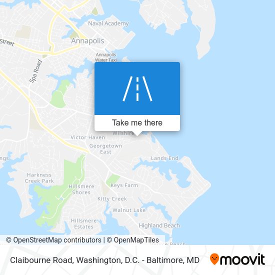 Claibourne Road map