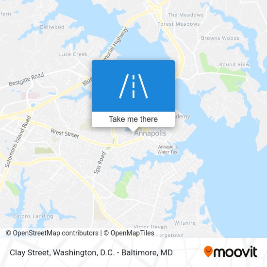 Clay Street map