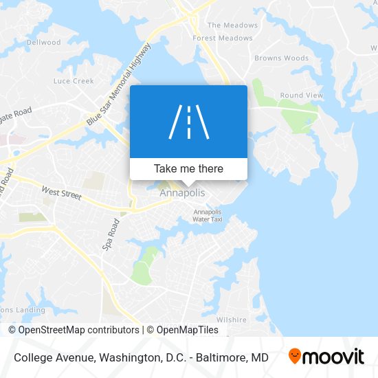 College Avenue map