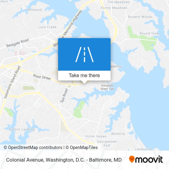 Mapa de Colonial Avenue