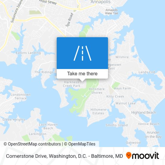 Mapa de Cornerstone Drive