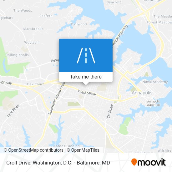 Mapa de Croll Drive