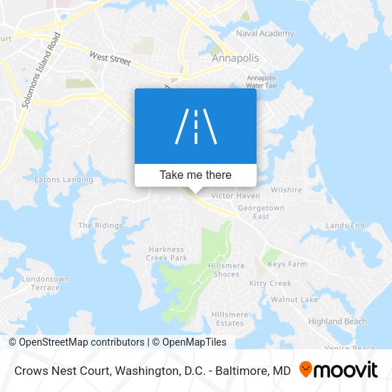 Mapa de Crows Nest Court