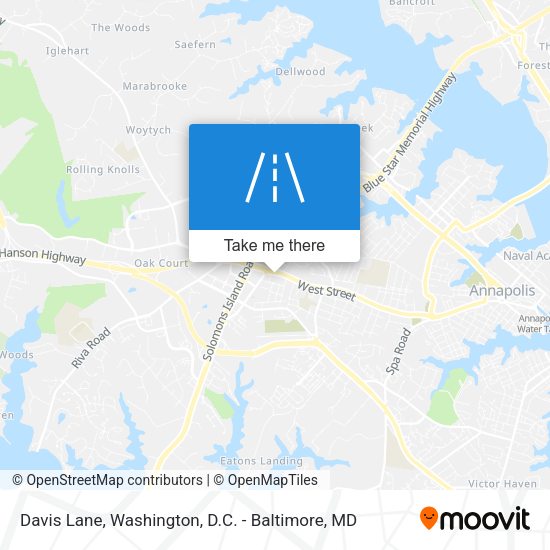 Davis Lane map