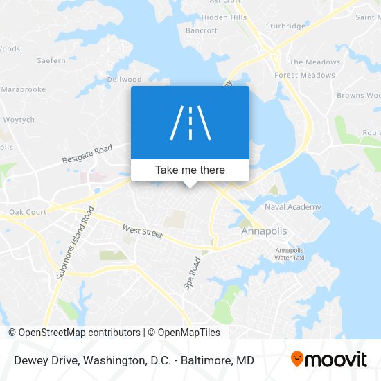 Dewey Drive map