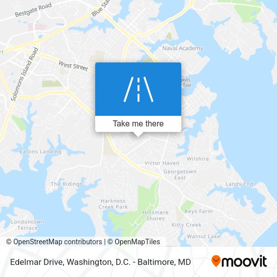 Edelmar Drive map