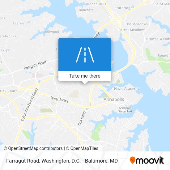 Farragut Road map
