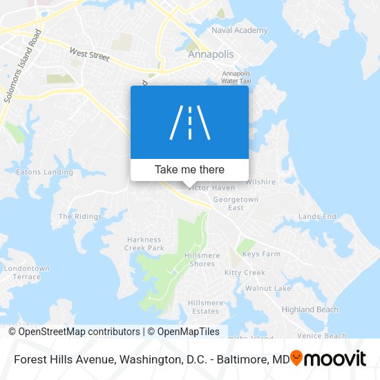 Forest Hills Avenue map