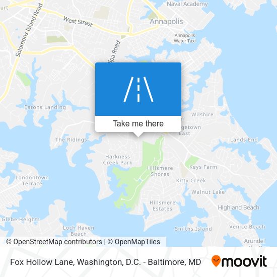 Fox Hollow Lane map