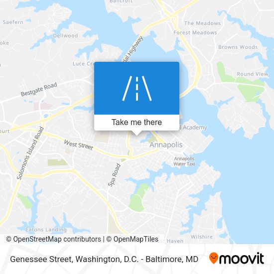 Genessee Street map