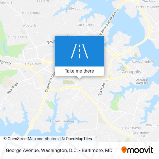 George Avenue map