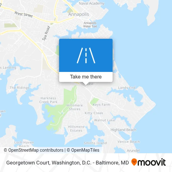 Georgetown Court map