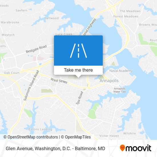 Mapa de Glen Avenue