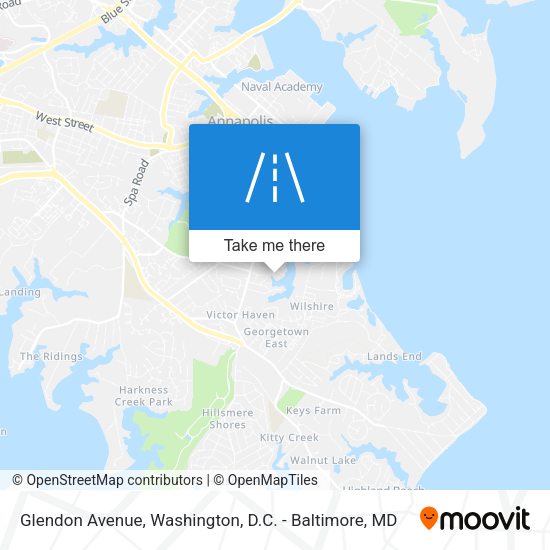 Glendon Avenue map