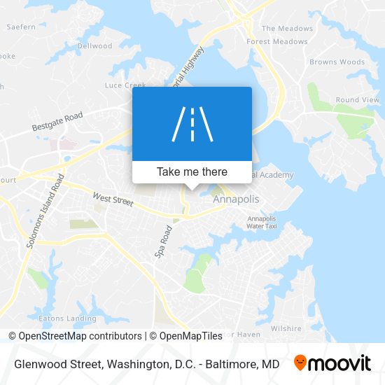 Mapa de Glenwood Street