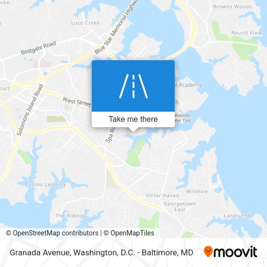 Granada Avenue map